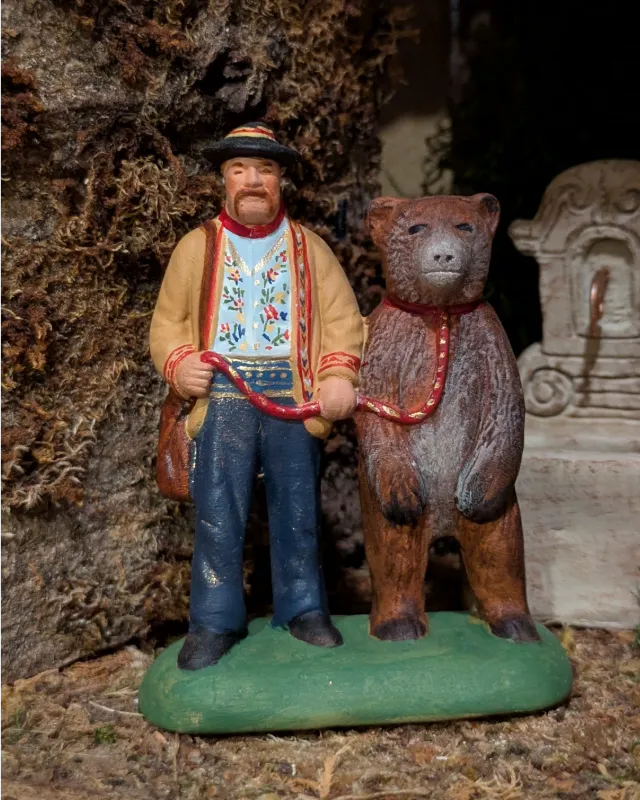 Homme à l'ours