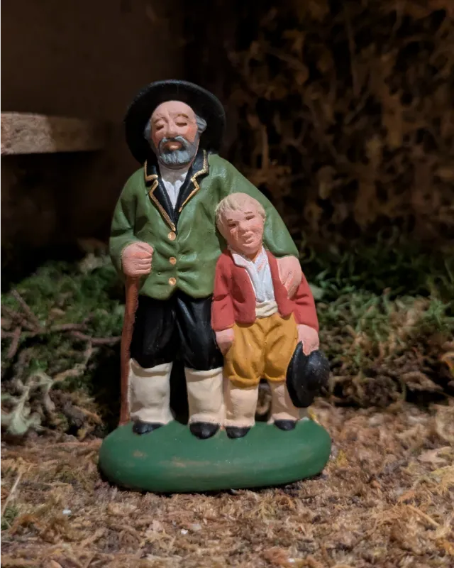 Aveugle et son fils