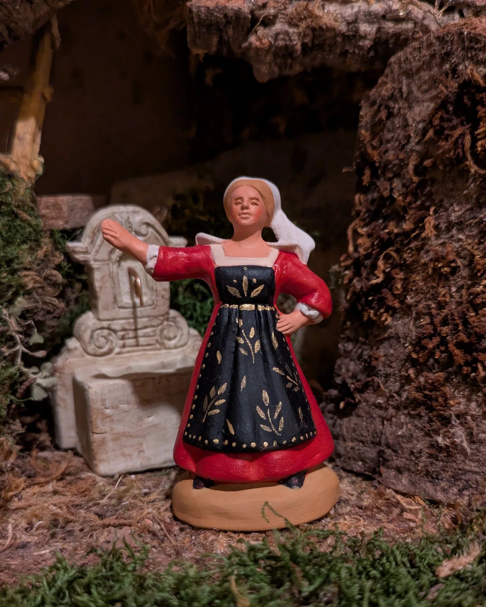 Bretonne de Quimper danseuse — Rouge