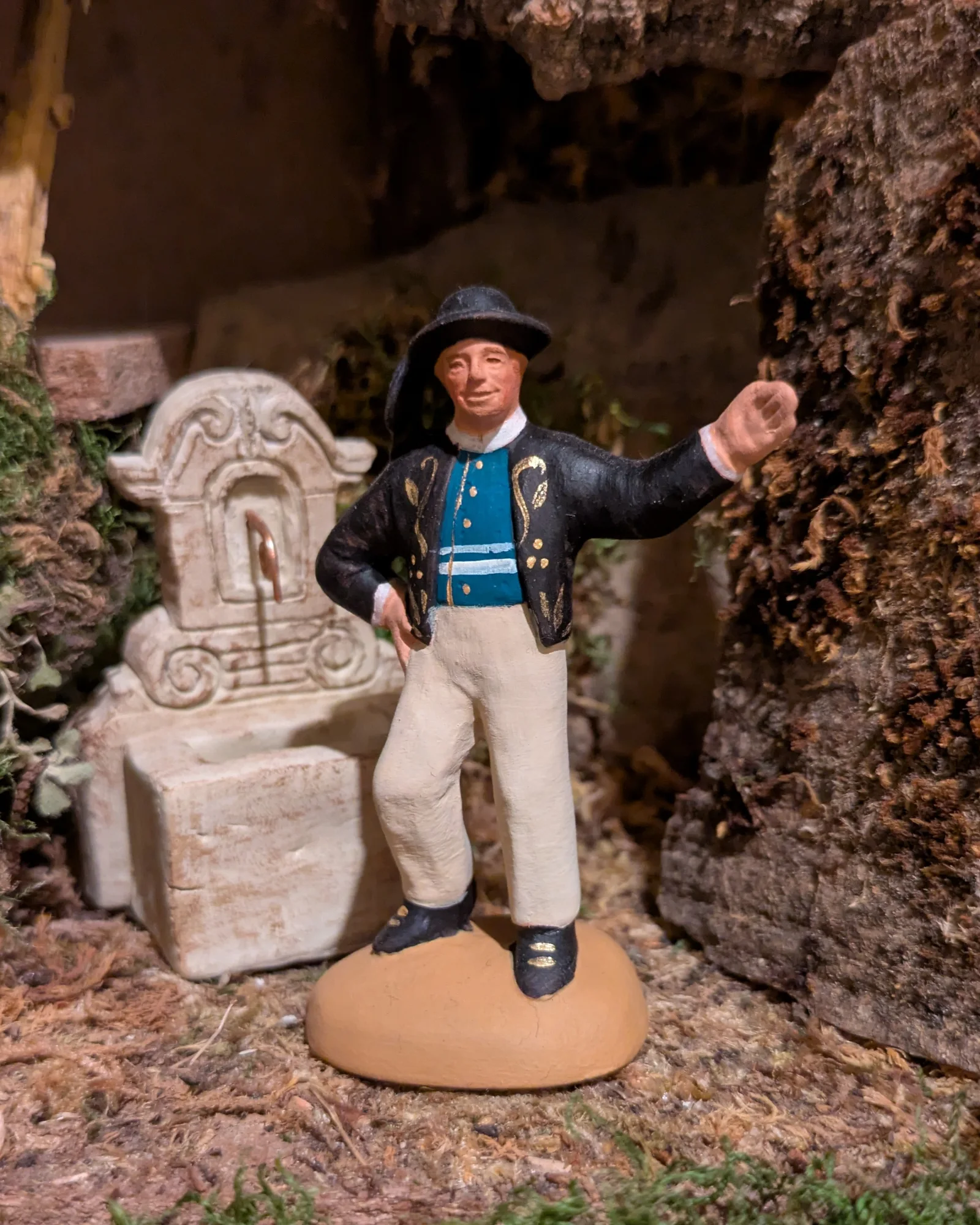 Breton de Quimper danseur — Bleu