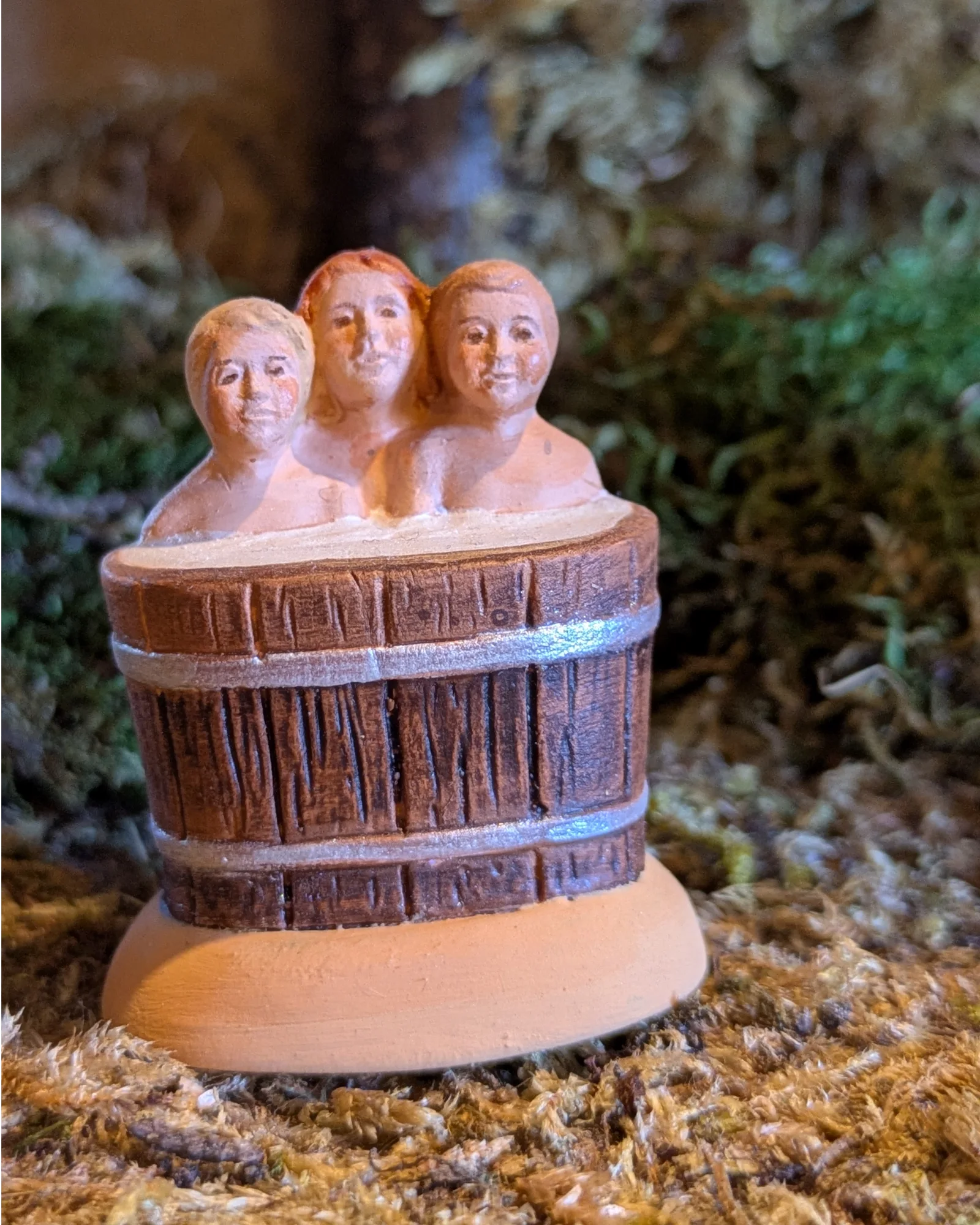 Trois enfants dans le chaudron