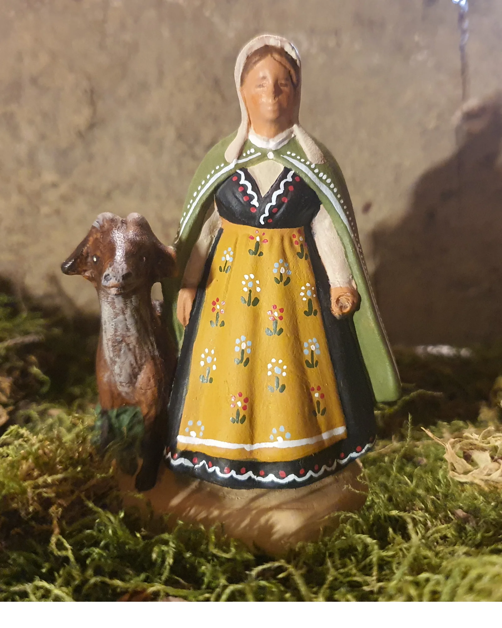 Bergère à la chèvre