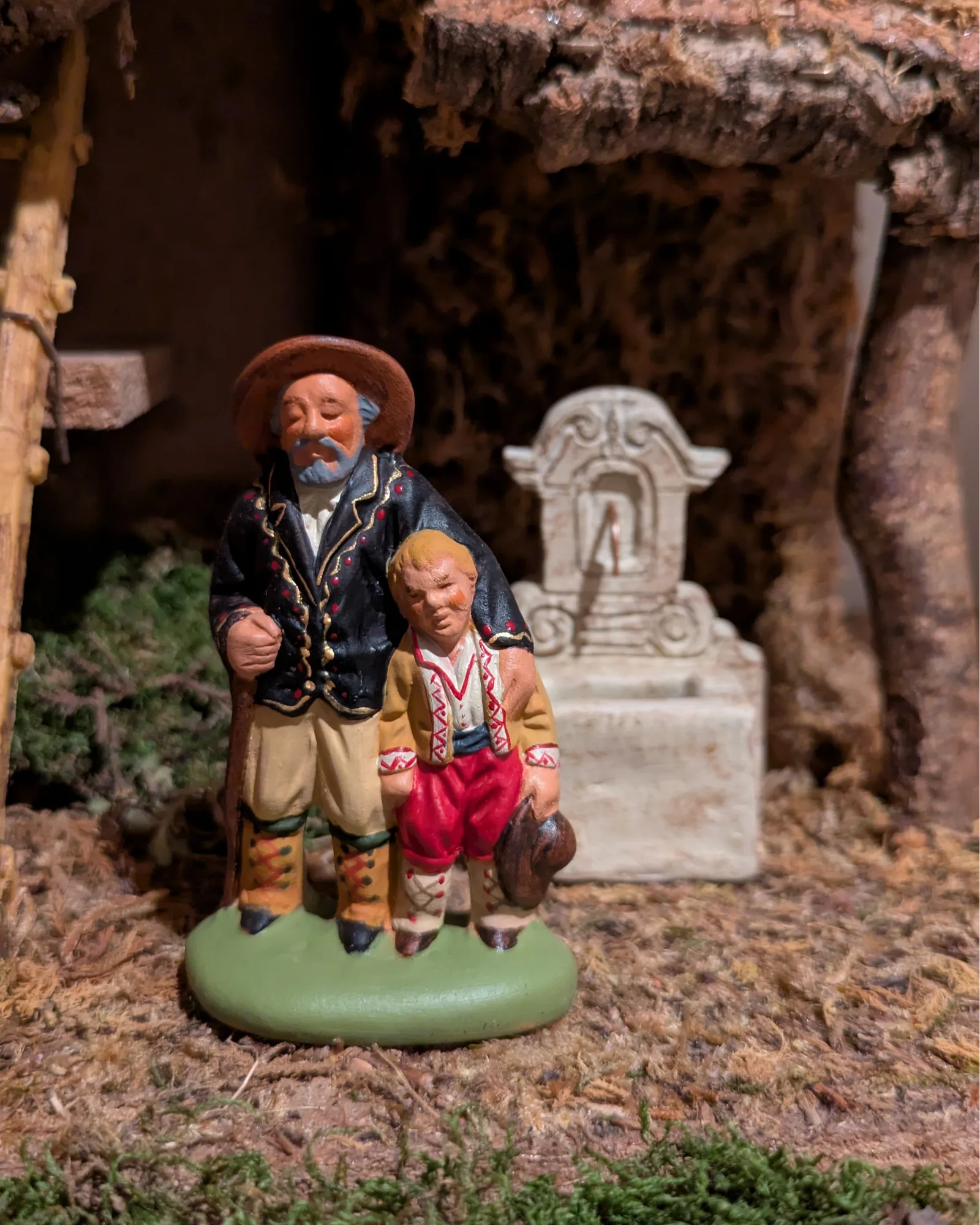 Aveugle et son fils — Noir