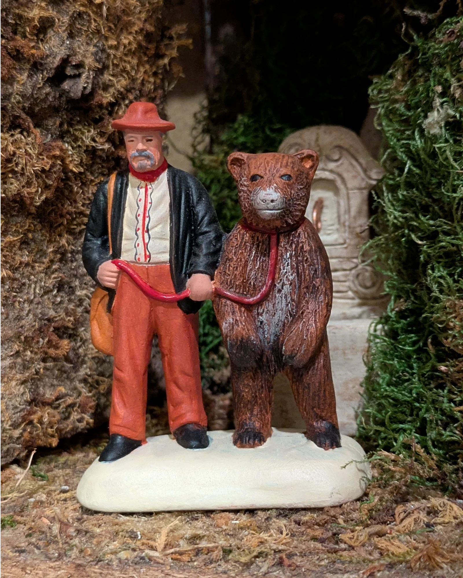 Homme à l'ours — Noir/ocre