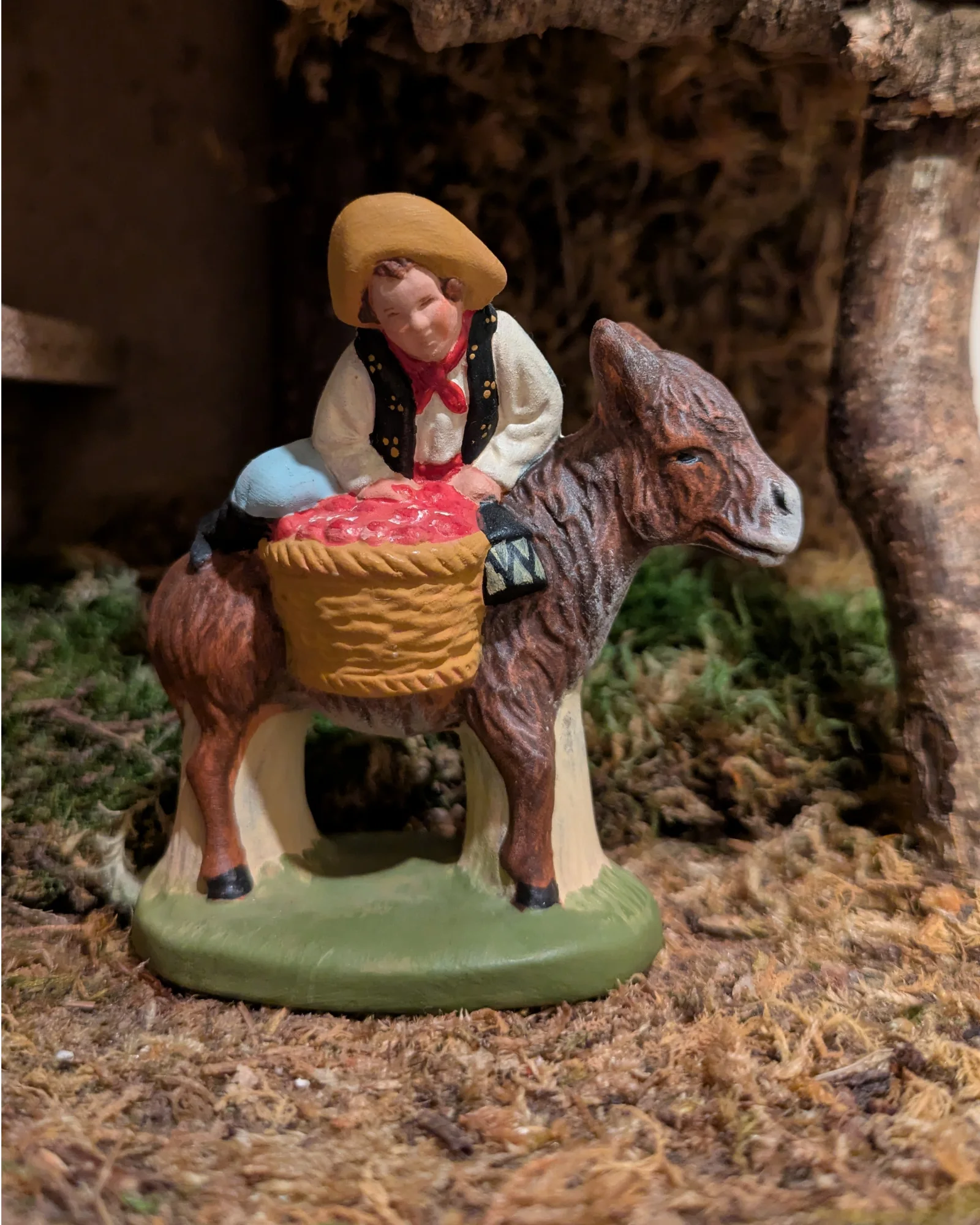 Enfant sur l'âne