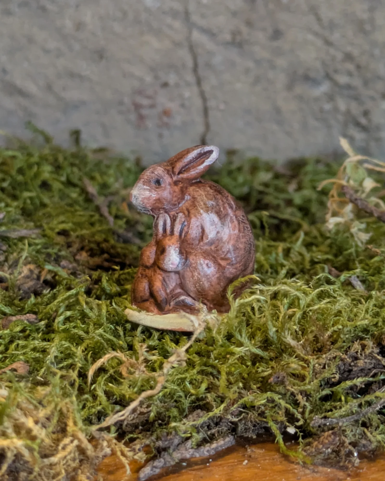 Lapin et lapereaux — Marron